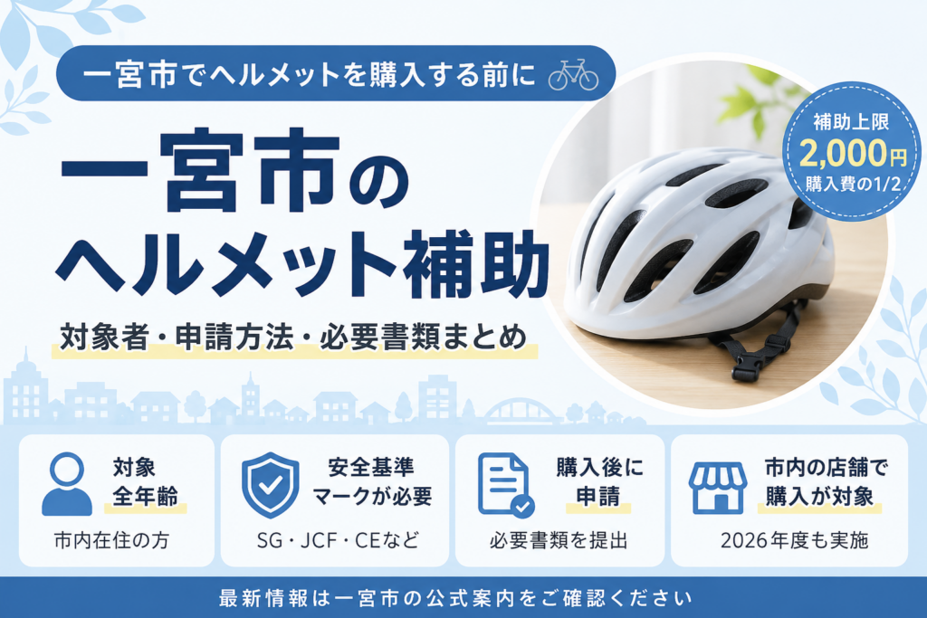 ヘルメット助成金