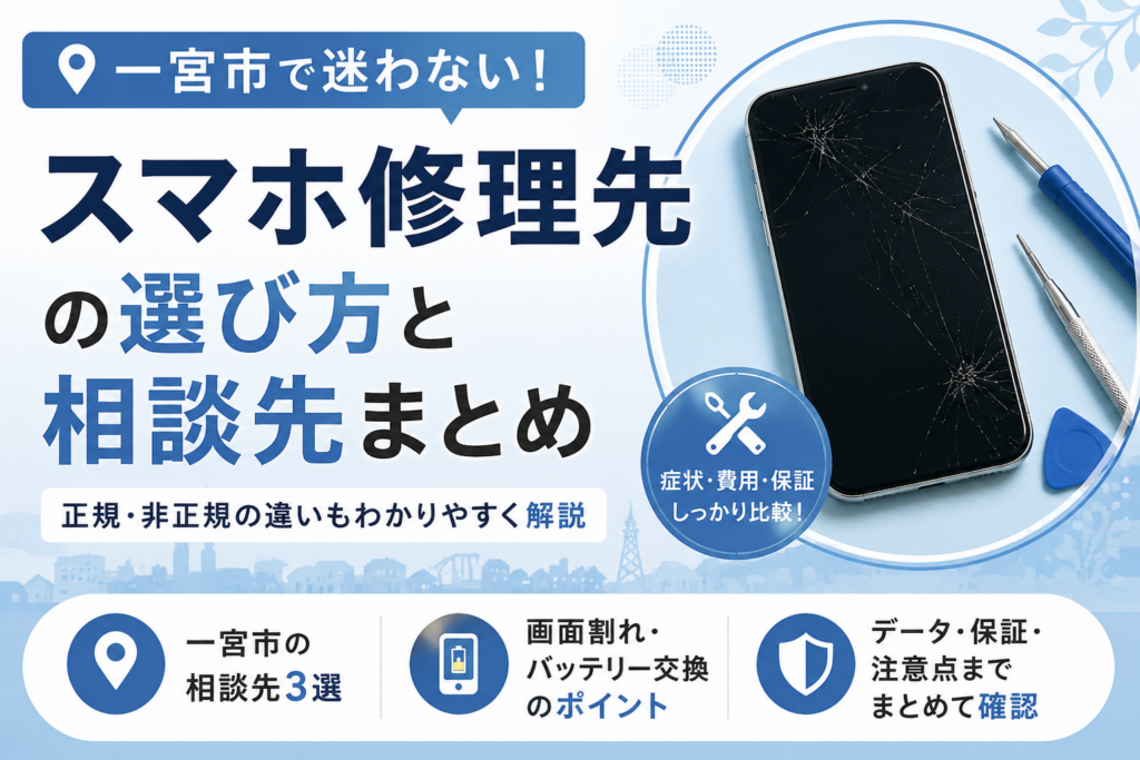 スマホの修理