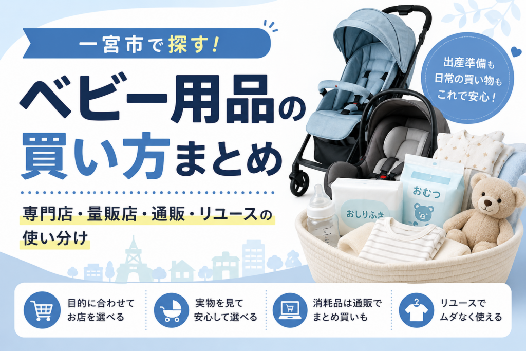 一宮市のベビー用品