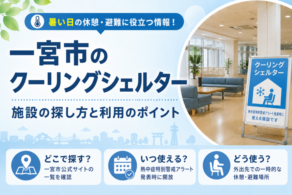 一宮市のクーリングシェルター